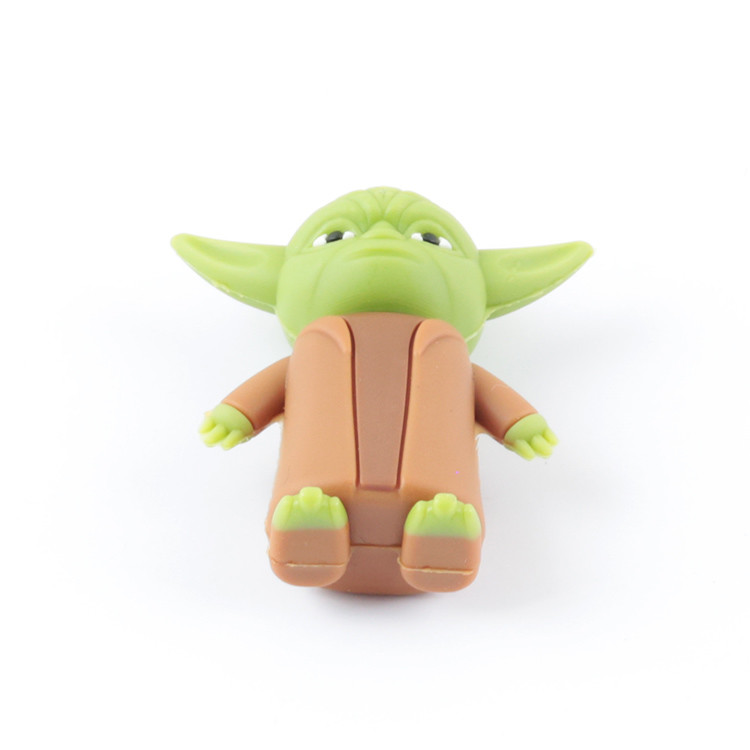 PVC Customized Shaped By Master Yoda Star Wars Usb Flash Drive Usb 2.0 And 3.0