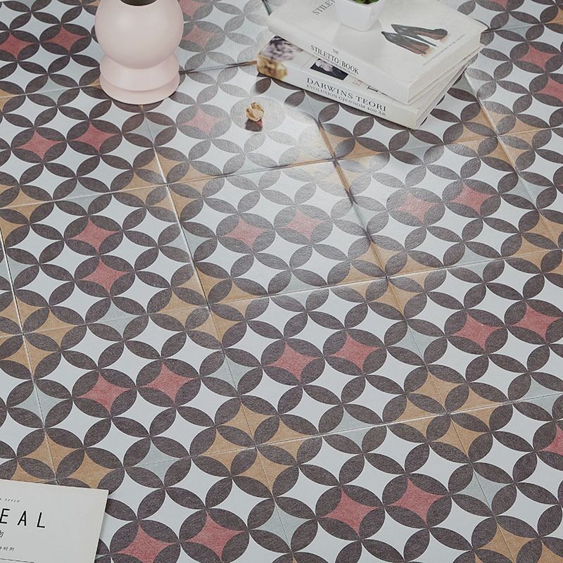 Wear-Resistance Red Stylish 20x20cm Wall Ceramic Rustic Tiles For Bathroom And Durable Floor Tile For Bedroom