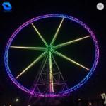 Interesting Amusement Park Ferris Wheel Rides 15m 12 / 32 / 48 Capacity For Kids