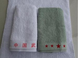 China Military Towel Bath Towel Army Towel Cotton Olive Green on sale