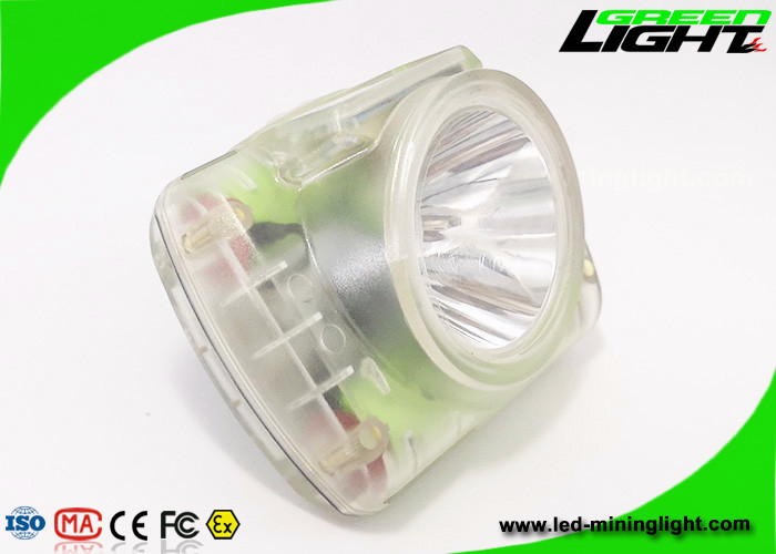 232lum 13000lux Cordless Helmet Cap Lamp 1.78W With OLED Screen