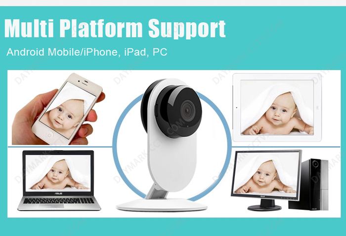 One key installation plug and play wireless hd video camera
