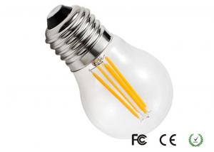 China Warm White 3000K E26 4W C45 Dimmable LED Filament Bulb45*75mm on sale