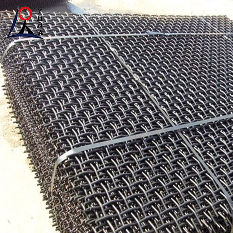 Vibrating Screen Double Woven Crimped Wire Mesh Lock Crimp Wire Mesh