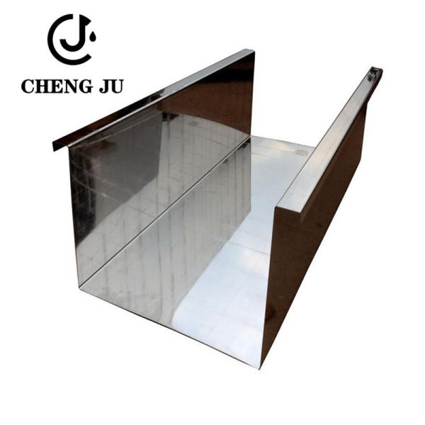Prime Quailty Roof Rain Gutter Metal Roofing Panel Parts Stainless Steel Rain