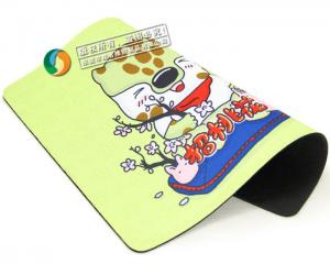 China hot sale pretty cheaper fabric surface rubber mouse pad, fabric mouse mat for promotion gift on sale