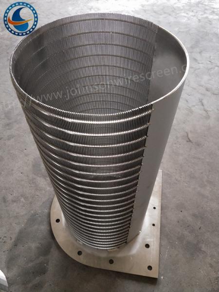 Quality Stainless Steel 316L Rotary Screen Drum Wire Strainer Basket 520 Mm Diameter for sale