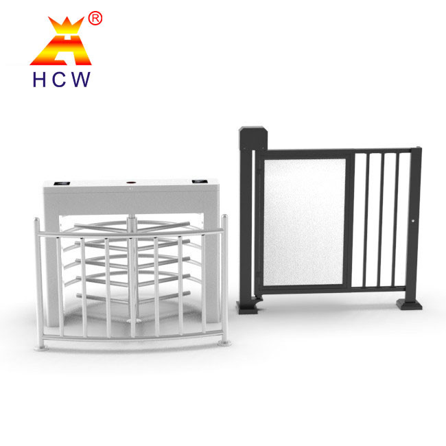 Stainless Steel Half Height Turnstile 600mm Width 120 Degree Rotation