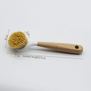 China Kitchen Bamboo Dust Pot Pan Dish Cleaning Brushes Household on sale