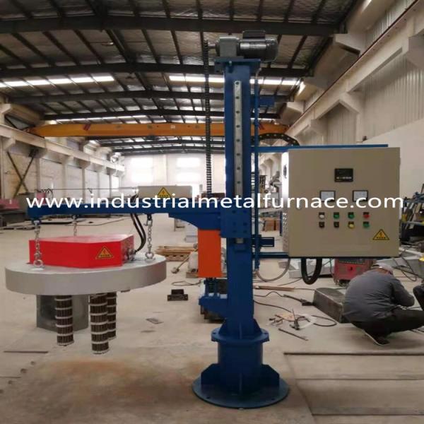 350kg 18KW Aluminum Holding Furnace Automatic Electric Vertical Ladle Preheater
