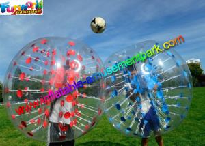 China Colorful TPU Inflatable Bumper Ball , Zorb Bubble Soccer Ball For Humans on sale