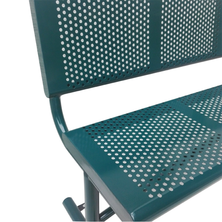 EN840 Certificate L180/W66/H82cm Powder Coated Steel Bench