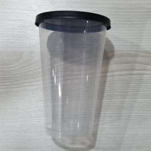China 16 Oz 500 Cc Translucent PP Modern Cups Plastic Takeaway Coffee Cups Food Grade Plastic Water Cups plastic water cups wholesale