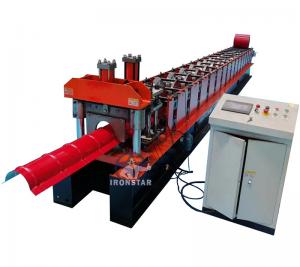 China Automatic Metal Roll Forming Machines Circle Roof Ridge Cap Roll Forming Machine wholesale
