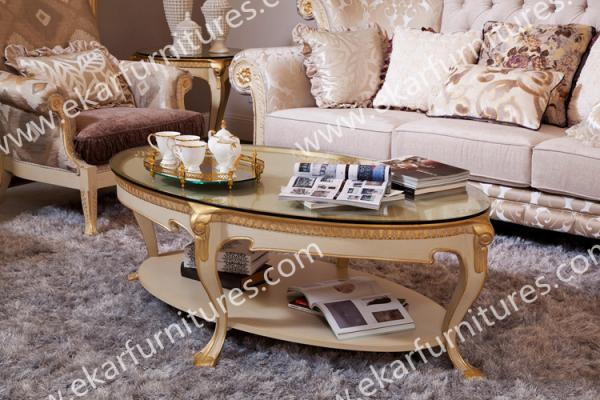 Classic Carved Marble Center Table For Sale FC-103A