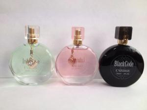 China 30ml High End Glass Bottle Chanel Perfume Packaging With Surlyn Cap on sale