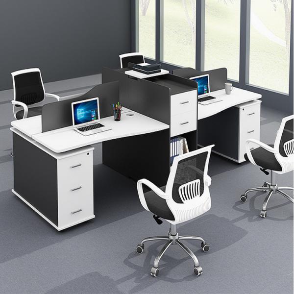 Quality MDF Surface With 45 Degree Inclining Office Workstation Desk For Staff Area for sale