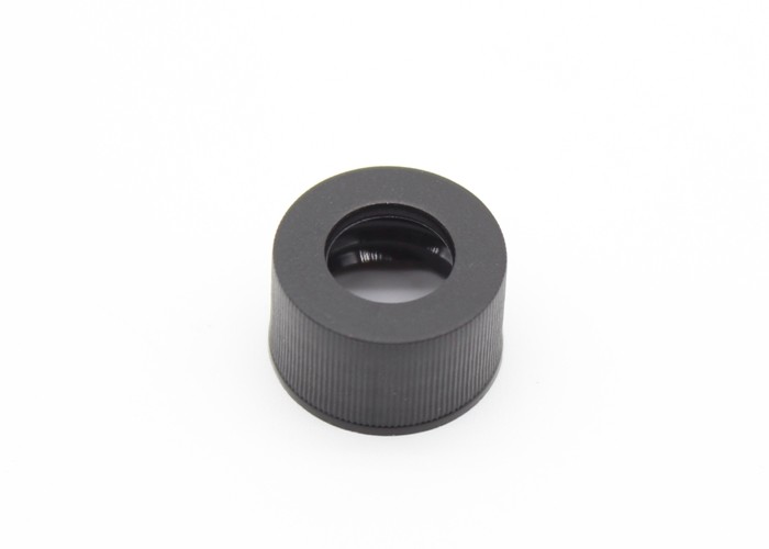 Customized Color Plastic Screw Caps 13 Mm Capacity With PE Gasket