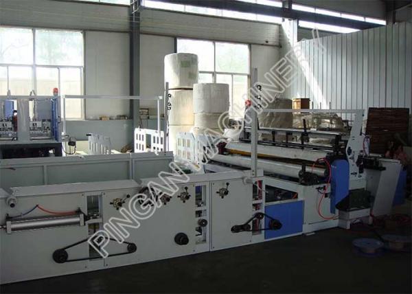 Quality Tissue Paper Slitting And Rewinding Machine Automatic Core Pulling Remote Control for sale