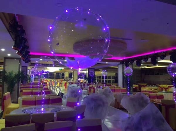 New hot party decoration bobo balloon light halloween wedding led light up balloons