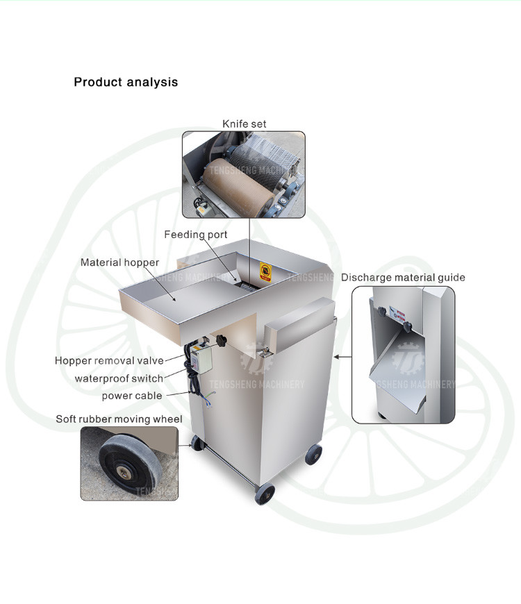 Professional cutting mushroom slice mushroom cutting processing equipment mushroom slicer chopping machine