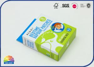 China Medication Packaging Printed Folding Carton Box Reverse Uv Coating wholesale