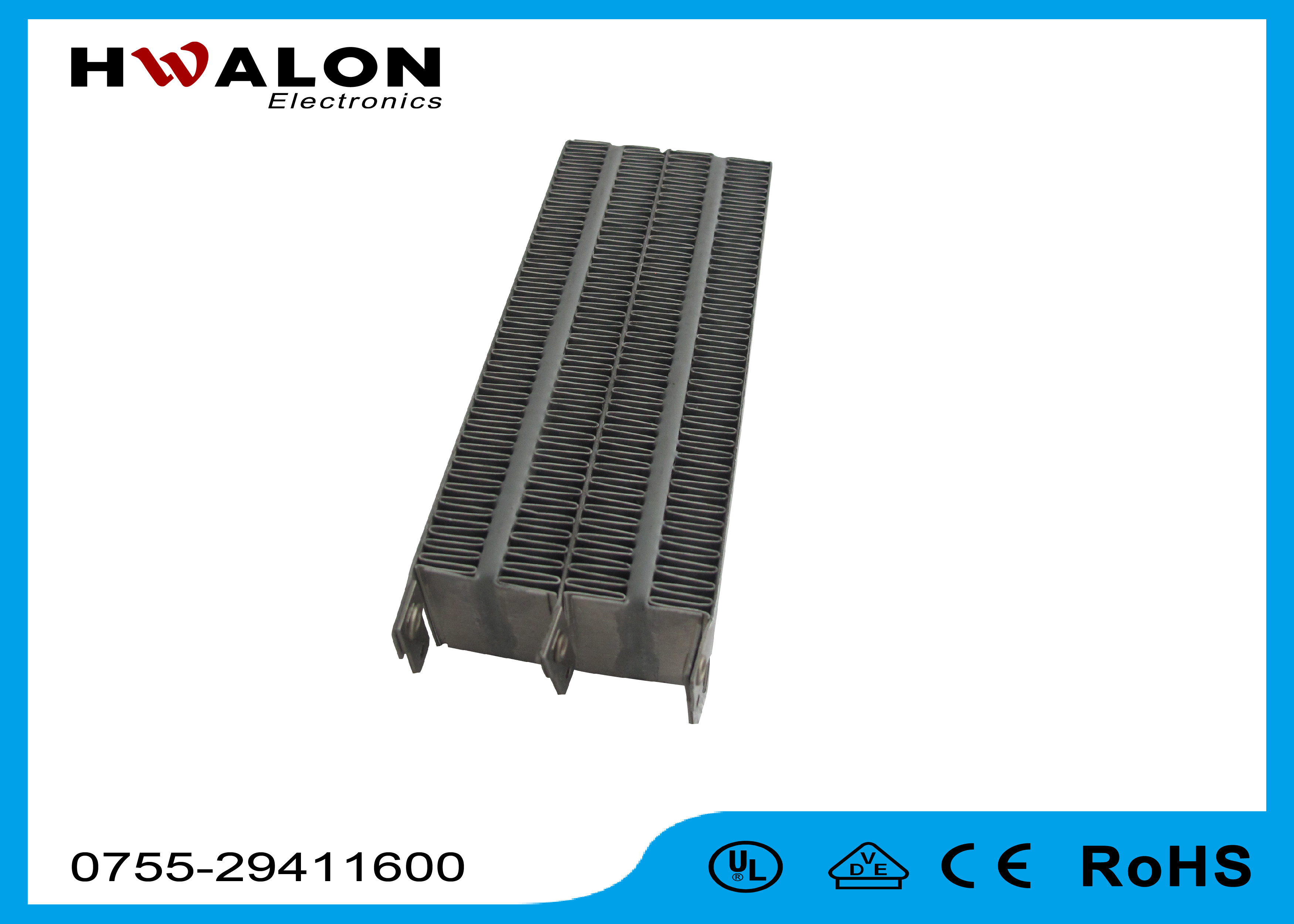 OEM 15mm Thickness Aluminum Fan Heater Element Wide Range Application