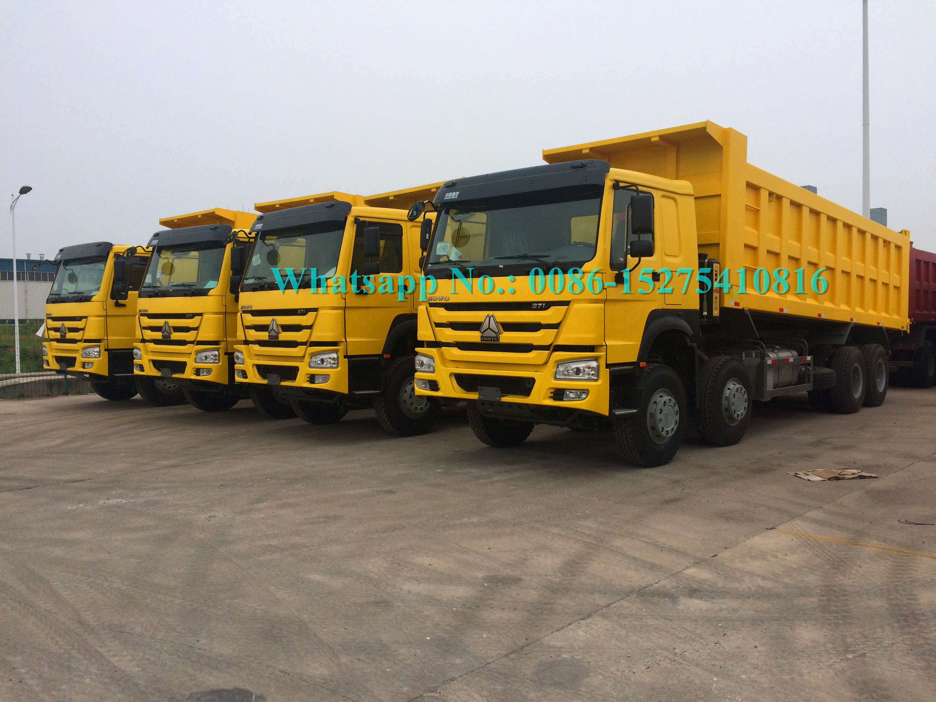 ZZ3317N3067W HOWO 371/420 hp 8x4 12 wheeler Heavy Duty Mining Dump/ Dumper/Tipper Truck For Transporting sand stone ore