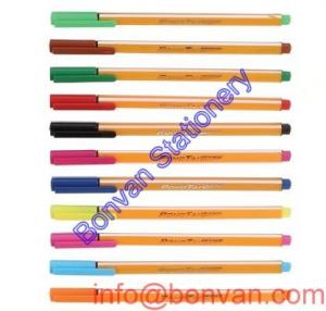 China triangular stripped fineliner pen, fine liner drawing pen,stationery fine art pen wholesale