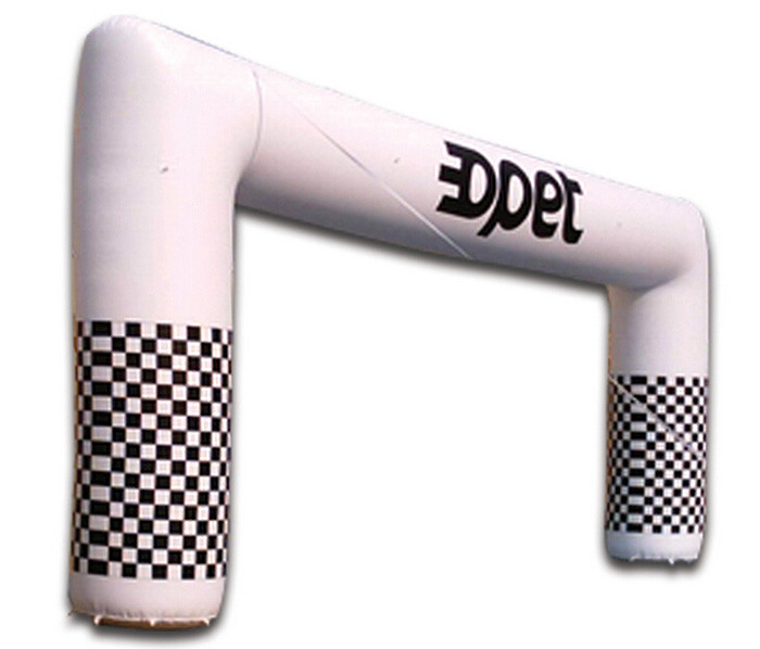 White Color Inflatable Advertising Products PVC Arch with Custom Logo
