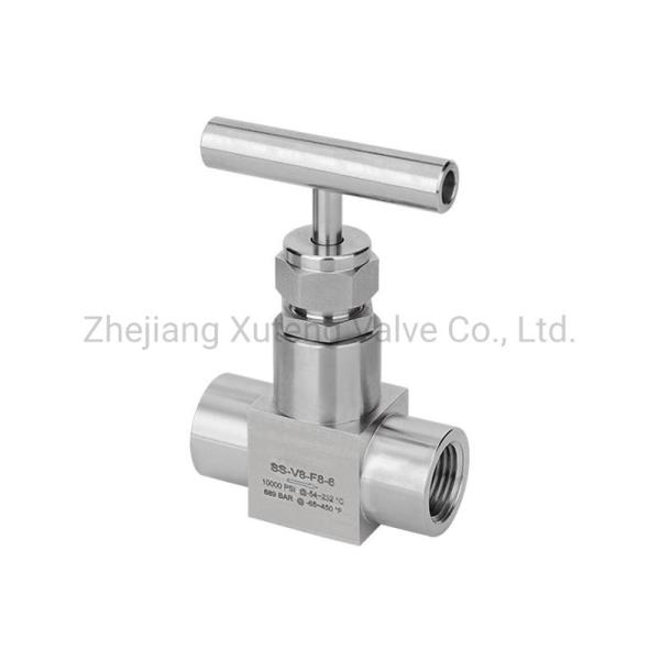 Bar Stock Instrumentation High Pressure Adjustable Female Straight Needle Valve