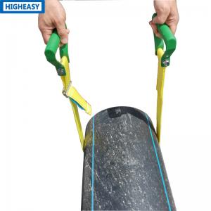 China manual handling device/strap double handle, HIGHEASY manual handling aids double handle for handling pipe ironwork tube on sale