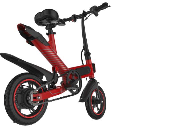 Economical Family Folding E Bike , 12 Inch Intelligent Leisure Folding Road