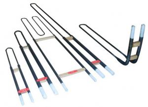 China High Purity Mosi2 Heating Elements , 1700 °C / 1800 °C Moly Disilicide Heating Elements Rod wholesale