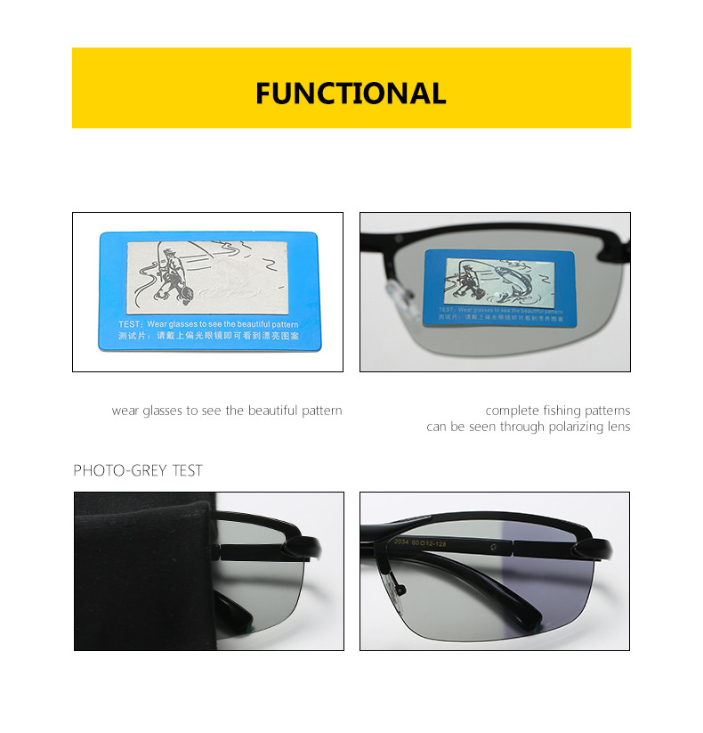 Mens Cycling Sports UV400 Polarized Stylish Sunglasses BSCI Fashion