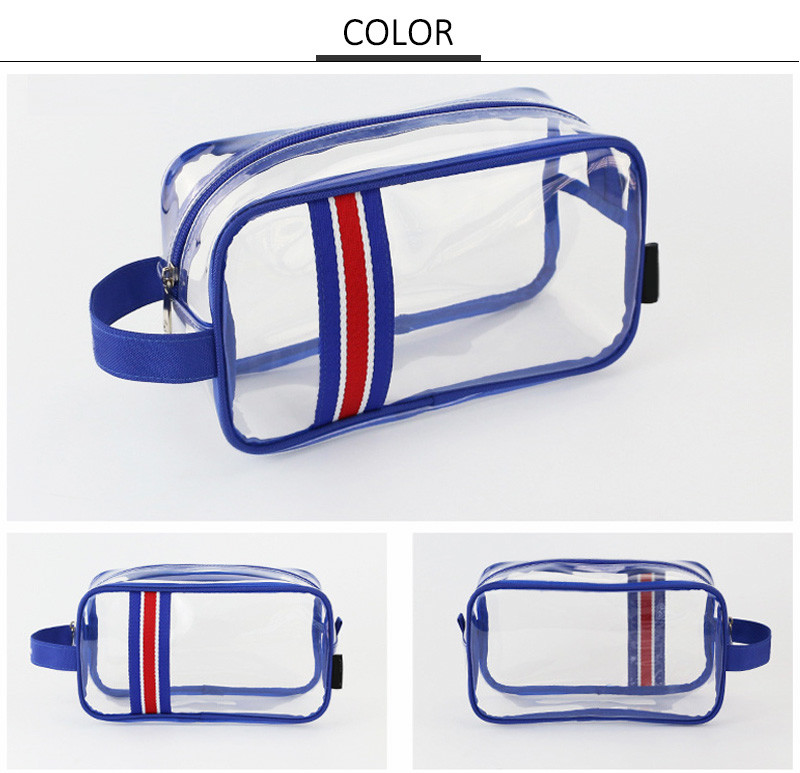 Waterproof Transparent Clear Plastic Makeup PVC Bulk Cosmetic Bag