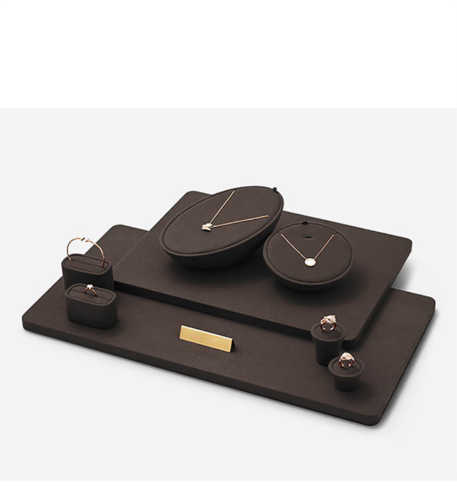 Jewelry Exhibition Couple Ring Display Customized Size Counter Display Props