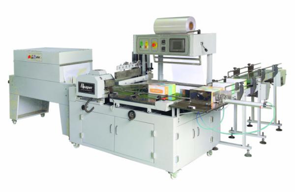 Quality 3phase Tissue Paper Packing Machine Welting Fully - Closed Type 530mm Film Width for sale