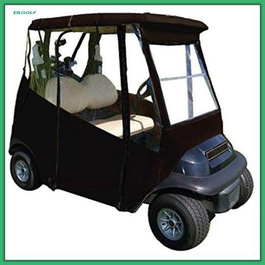 Classic Accessories 3 Sided Golf Cart Enclosures With Zippered Door Golf Cart