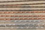 Twisted Stainless Steel , Finned Copper Tube With Higher Heat Transfer