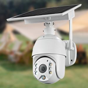 China 4G Solar Powered Motion Detector Camera Wireless Outdoor 2K 4MP PTZ APP Control wholesale
