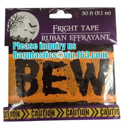 Caution tape halloween underground cable warning tape,Haunted Halloween Decorations Caution Warning Tape - Trick Or Trea