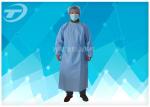 Reinforced Sterile Surgical Gowns Non Woven / Disposable Patient Gowns For