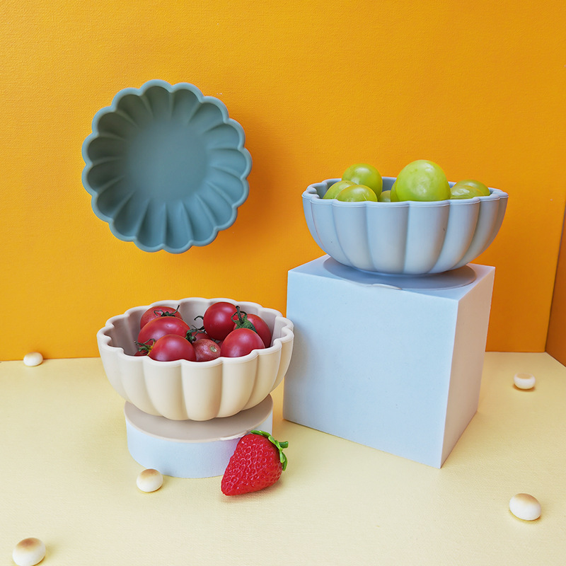 15*7CM Customised Petal Bowl Your Go-To for Sucker Bowl Baby Learning to Eat Pumpkin