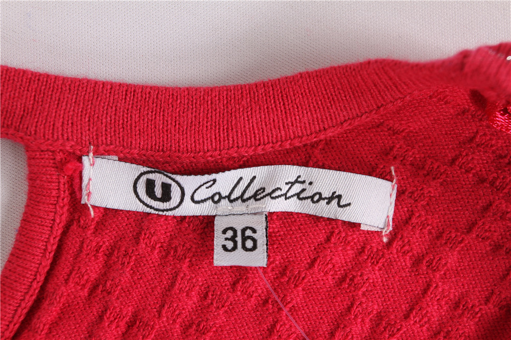 18% Polyamide Ladies Loose Knitted Sweater Pullover Long 46/48