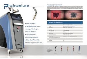 China CE FDA approved Korean imported light guiding arm picosecond laser tattoo removal cost wholesale