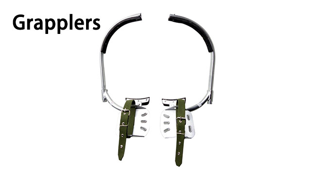150kg Concrete Pole Climbing Shoes 8m-10m Transmission Line Stringing Equipment
