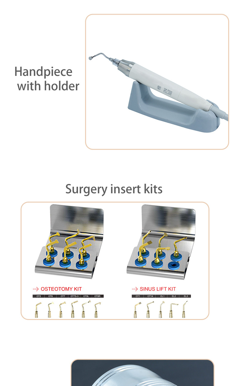 Autoclavable Piezo Surgery Unit Multifunctional 25kHz-29kHz Ultrasonic
