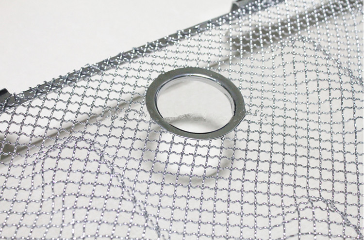 3D Chrome Mesh grille (install ) For Jeep Wrangler JK 2007-2014 insect nets 4*4 auto accessoires
