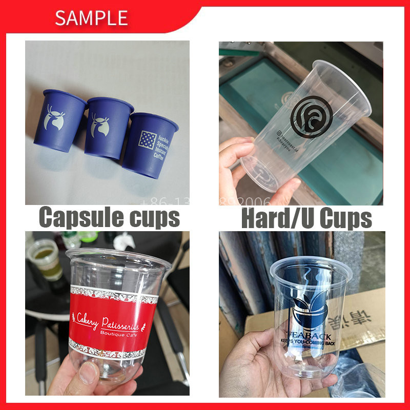 1200P/H Cylindrical Screen Printing Machine for Cups with Fault alarm system